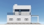 Двухэтажный дом с гаражом, кабинетом и террасой Rg6021z (Зеркальная версия) Фасад2