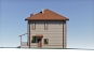 Двухэтажный дом на склоне с отделкой сайдингом, террасой и 4 cпальнями Rg6030 Фасад4