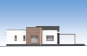 Одноэтажный дом с гаражом и террасой Rg6046 Фасад4