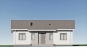 Одноэтажный дом с террасой, 3 спальнями и отделкой облицовочным кирпичом Rg6061 Фасад1