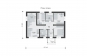Одноэтажный дом с камином в гостиной и отделкой сайдингом Rg6066z (Зеркальная версия) План2