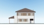 Двухэтажный дом с большой гостиной-столовой, террасой и балконом Rg6067 Фасад4