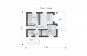 Одноэтажный дом с мансардой и четырьмя спальнями Rg6076z (Зеркальная версия) План2
