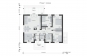 Одноэтажный дом с подвалом, террасой и тремя спальнями Rg6102z (Зеркальная версия) План2