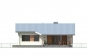 Одноэтажный дом с подвалом, террасой и тремя спальнями Rg6102z (Зеркальная версия) Фасад3