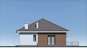 Одноэтажный дом с террасой, 3 спальнями и отделкой штукатуркой и планкеном Rg6105 Фасад4