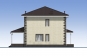 Проект индивидуального двухэтажного жилого дома с террасой Rg6118 Фасад2