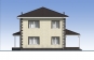 Проект индивидуального двухэтажного жилого дома с террасой Rg6118 Фасад4