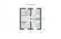 Одноэтажный дом с мансардой, 3 спальнями и отделкой сайдингом Rg6123z (Зеркальная версия) План4