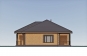Одноэтажный дом с террасой, 3 спальнями и отделкой облицовочным кирпичом Rg6124z (Зеркальная версия) Фасад2