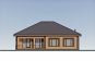 Одноэтажный дом с террасой, 3 спальнями и отделкой облицовочным кирпичом Rg6124 Фасад3
