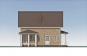 Одноэтажный дом с мансардой, террасой, 3 спальнями и отделкой гибким кирпичом Rg6125 Фасад4