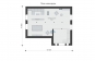 Одноэтажный дом с мансардой, террасой и большой комнатой отдыха Rg6128z (Зеркальная версия) План4