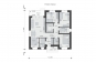 Одноэтажный дом с тремя спальнями, камином и террасой Rg6133z (Зеркальная версия) План2