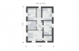 Двухэтажный дом с остекленной верандой и пятью спальнями Rg6135z (Зеркальная версия) План3