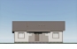 Одноэтажный дом с террасой, 3 спальнями и отделкой штукатуркой Rg6151z (Зеркальная версия) Фасад1