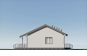 Одноэтажный дом с террасой, 3 спальнями и отделкой штукатуркой Rg6151 Фасад4