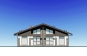Одноэтажный дом с террасой, крыльцом и 4 спальнями Rg6164z (Зеркальная версия) Фасад2