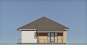 Одноэтажный дом с террасой, 3 спальнями и отделкой штукатуркой и планкеном Rg6167z (Зеркальная версия) Фасад2