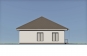 Одноэтажный дом с террасой, 3 спальнями и отделкой штукатуркой и планкеном Rg6167z (Зеркальная версия) Фасад4