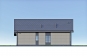 Одноэтажный дом со вторым светом, террасой и облицовкой кирпичом Rg6169z (Зеркальная версия) Фасад3
