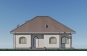 Одноэтажный дом с террасой, 4мя спальнями и камином Rg6171z (Зеркальная версия) Фасад1
