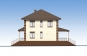 Двухэтажный дом с террасами, 5 спальнями и отделкой кирпичом Rg6175z (Зеркальная версия) Фасад4