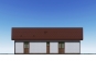 Одноэтажный дом с террасой, 3 спальнями и крыльцом Rg6178z (Зеркальная версия) Фасад2