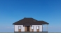 Одноэтажный дом с террасой, 3 спальнями, крыльцом и террасой Rg6179 Фасад1