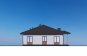 Одноэтажный дом с террасой, 3 спальнями, крыльцом и террасой Rg6179 Фасад2
