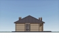 Одноэтажный дом с гаражом, террасой и облицовкой кирпичем Rg6187z (Зеркальная версия) Фасад4