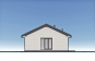 Одноэтажный дом с террасой, тремя спальнями и отделкой сайдингом Rg6188z (Зеркальная версия) Фасад4