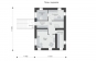 Одноэтажный дом с подвалом, мансардой, балконом и вторым светом Rg6189z (Зеркальная версия) План1