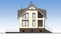 Одноэтажный дом с подвалом, мансардой, балконом и вторым светом Rg6189 Фасад1