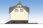 Одноэтажный дом с подвалом, мансардой, балконом и вторым светом Rg6189z (Зеркальная версия) Фасад3