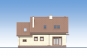 Одноэтажный дом с мансардой, гаражом, камином и балконом Rg6190z (Зеркальная версия) Фасад3
