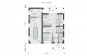 Одноэтажный дом с мансардой, гаражом и четырьмя спальнями Rg6194z (Зеркальная версия) План2