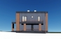 Двухэтажный дом с террасой, 4 спальнями и двумя балконами Rg6201z (Зеркальная версия) Фасад2
