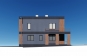 Двухэтажный дом с террасой, 4 спальнями и двумя балконами Rg6201z (Зеркальная версия) Фасад4