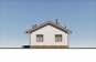 Одноэтажный дом с террасой, 2 спальнями и отделкой штукатуркой Rg6205 Фасад2