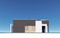 Одноэтажный дом с террасой и отделкой штукатуркой Rg6207z (Зеркальная версия) Фасад2