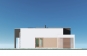 Одноэтажный дом с террасой и отделкой штукатуркой Rg6207z (Зеркальная версия) Фасад4
