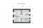 Одноэтажный дом с мансардой, погребом и отделкой кирпичом Rg6208z (Зеркальная версия) План4