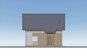 Одноэтажный дом с мансардой, погребом и отделкой кирпичом Rg6208z (Зеркальная версия) Фасад1