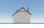 Одноэтажный дом с мансардой, погребом и отделкой кирпичом Rg6208 Фасад2