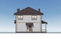 Двухэтажный дом с остекленной верандой, кабинетом и сауной Rg6209z (Зеркальная версия) Фасад1