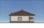 Одноэтажный дом с террасой, тремя спальнями и отделкой штукатуркой Rg6211z (Зеркальная версия) Фасад2