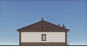 Одноэтажный дом с террасой, тремя спальнями и отделкой штукатуркой Rg6211z (Зеркальная версия) Фасад4