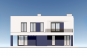 Двухэтажный дом с террасами, балконом и гаражом на 2 машины Rg6212z (Зеркальная версия) Фасад3