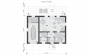 Одноэтажный дом с мансардой, гаражом и тремя спальнями Rg6215z (Зеркальная версия) План2